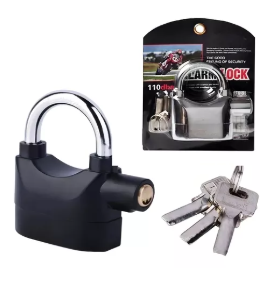 Candado para Moto con Alarma